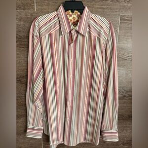 Robert Graham Striped Men's Shirt - Multicolor